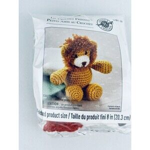 Loops &‎ Threads Lil Crochet Friend Kit ~ Lion~ Intermediate Level - Read